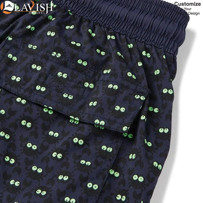 Индивидуальный дизайн пляжные мужские шорты с принтом бананов купальники персонализированные синие плавки купальные костюмы для мужчин