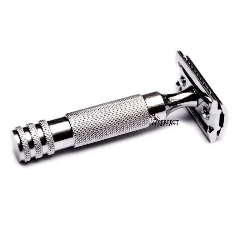 Professional 2023 small handle safety razor shaving tools Matt Black Shaving Razor / Short Handle Fatty Full black safety razors