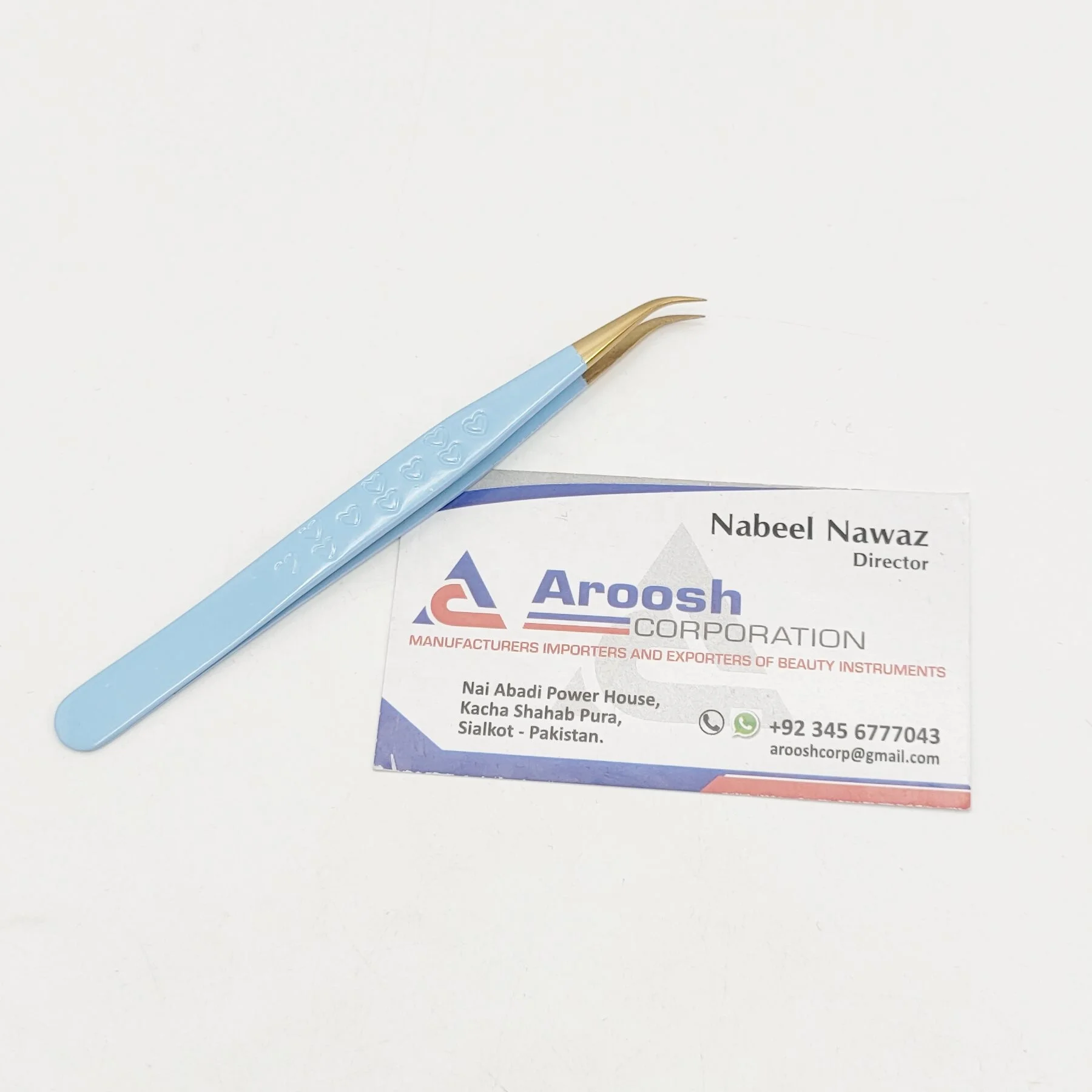 Золотой наконечник детский синий пинцет оптовая продажа высококачественный Пинцет из нержавеющей стали для наращивания ресниц устойчивый