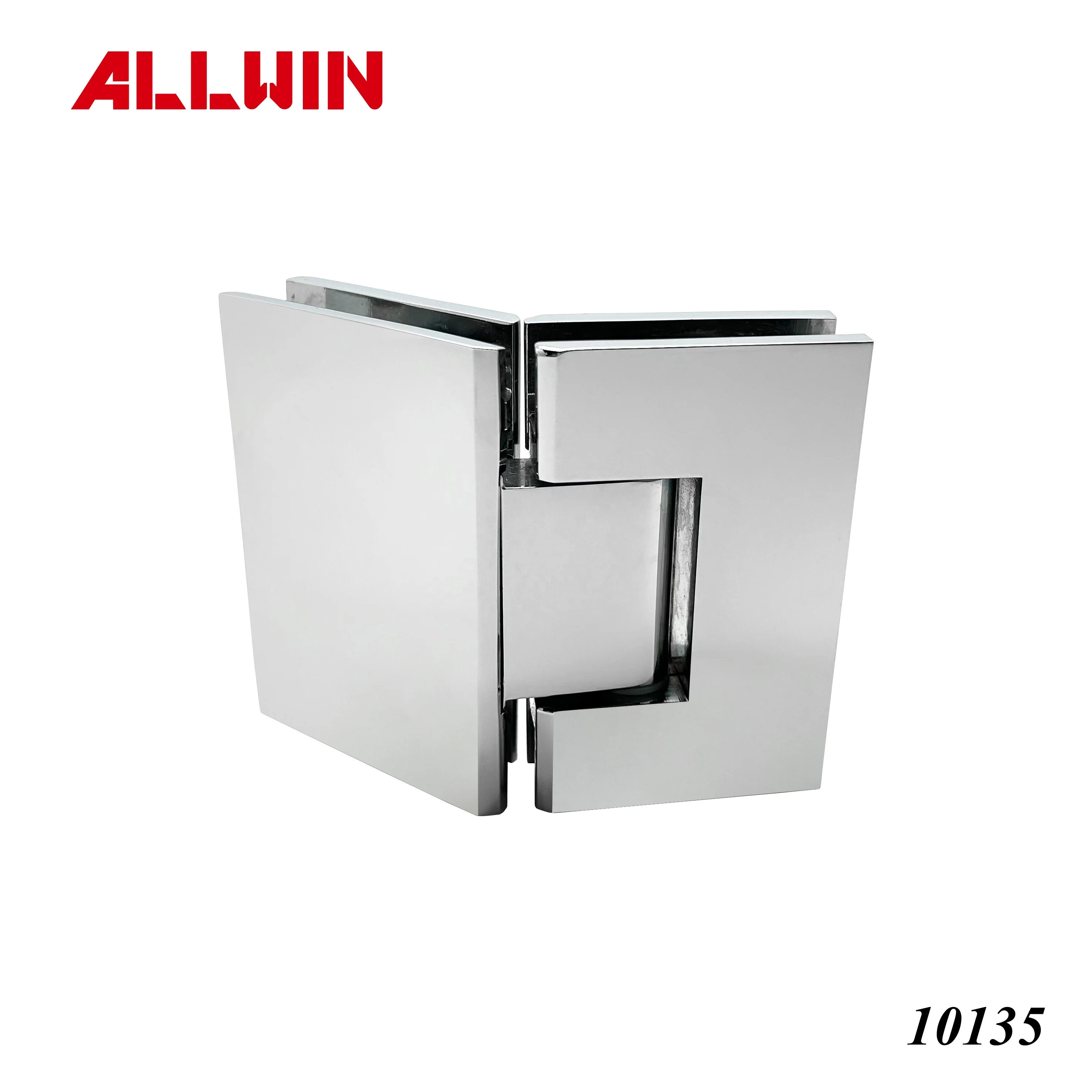 Modern Design 135 Degree Brass Heavy Duty Shower Glass Door Hinges with Three Screws