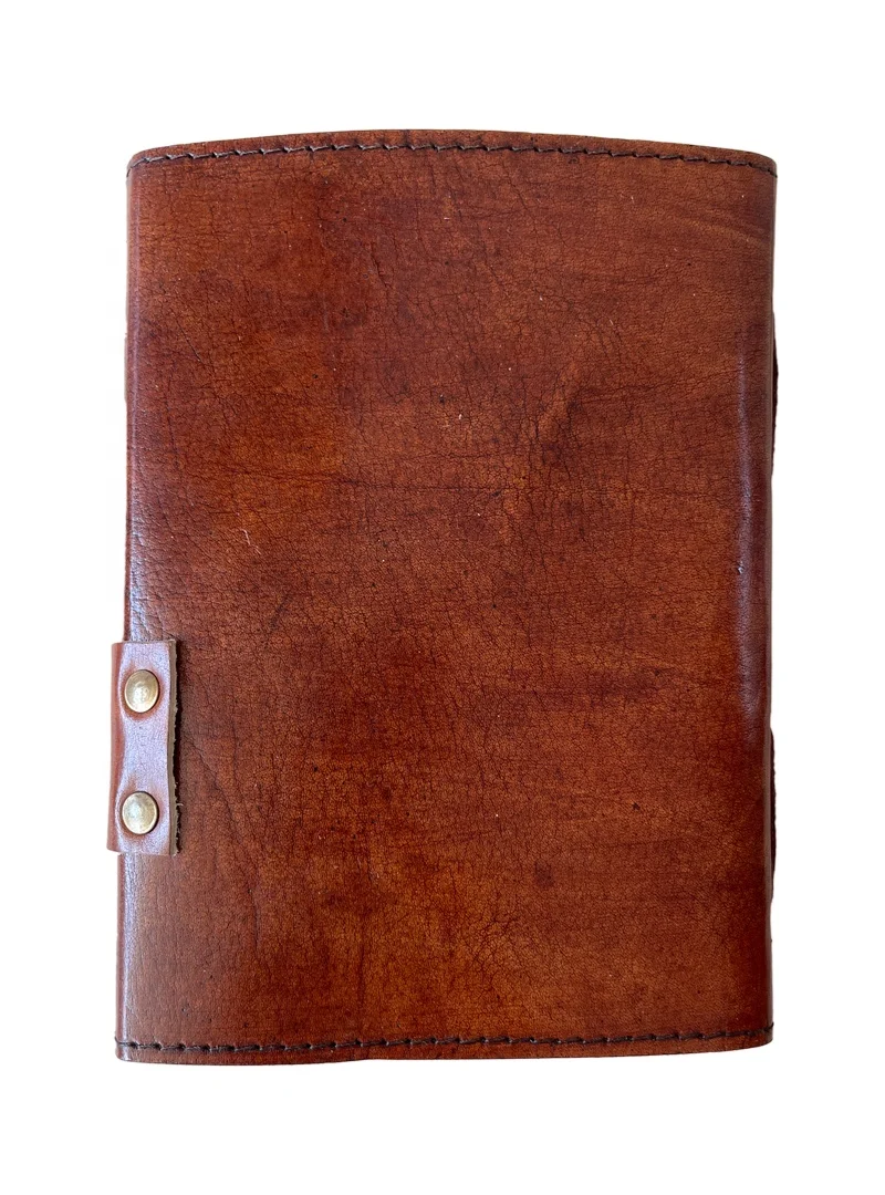 Antique Handmade Deckle Edge Paper Key Brown Vintage Leather Journal 240 Sketchbook Book of Charmed Spell Wiccan Journals