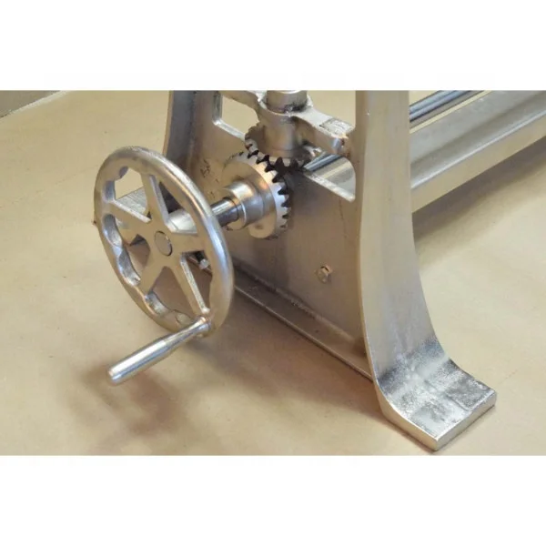 Vintage Industrial Metal  Nickel Chrome Plated Hand lifting Writing Drawing Engineer Draughtsman Painting  Drafting Table