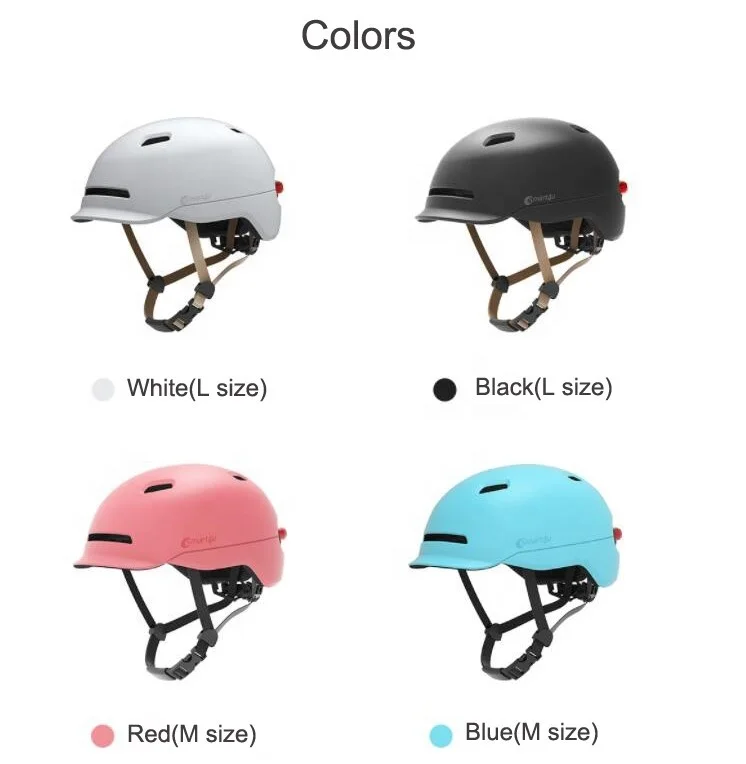 Smart LED Warning Flash Riding Helmet for Electric Scooter and bike bicycle Or Motorcycles accessories