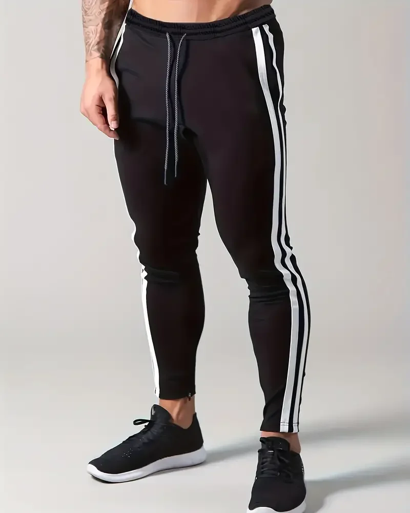 Hot Selling Fitness Jogging Pants Men Elastic Custom Joggers Sweatpants Sports Pants Casual Knitted 100% Cotton Embroidered