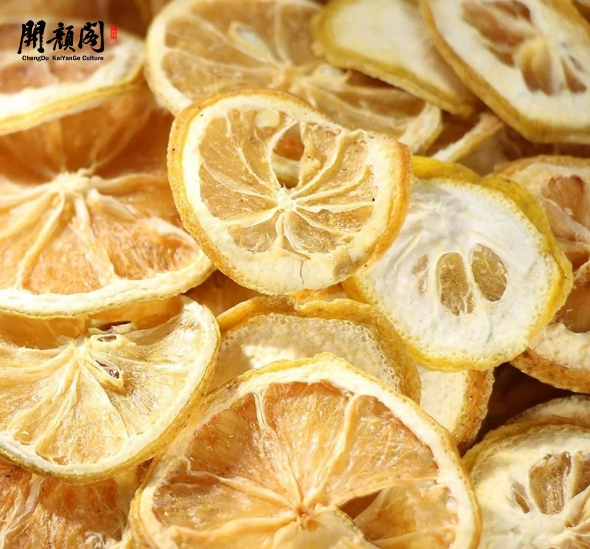 KAIYANGE bulk OEM High Quality Natural Dried Fruit yellow lemon Slice tea Citrus Wholesale Healthy Organic NO SUGAR herbal Tea