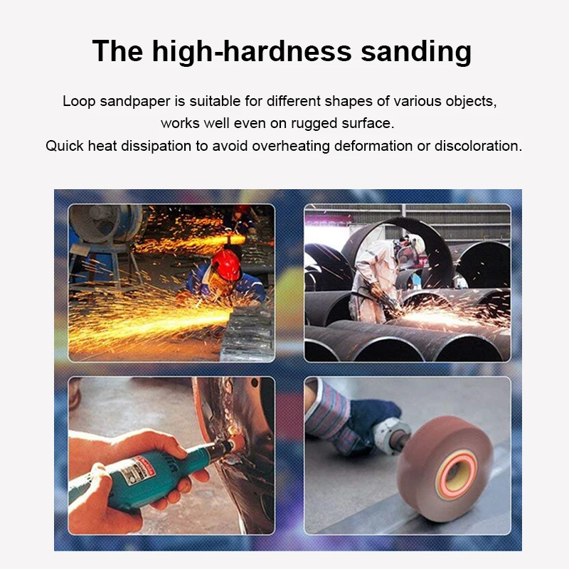 Nylon Fiber Flap Polishing Wheel Disc 6inch / 8inch 320 Grit Abrasive Buffing Wheel for polishing metallic surface