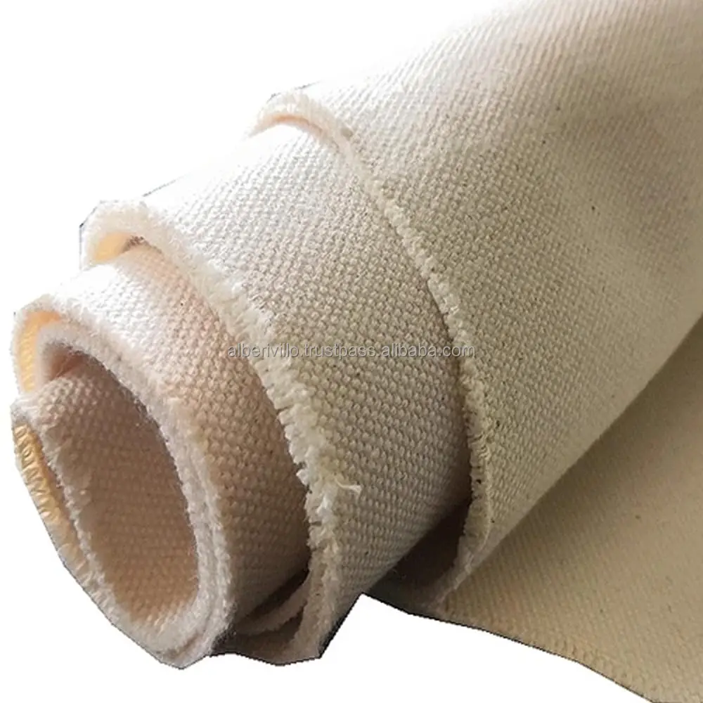Different Designs of Canvas Greige Fabric Breathable High Quality Duck Canvas Fabric Foldable Textile Fabrics Wholesale