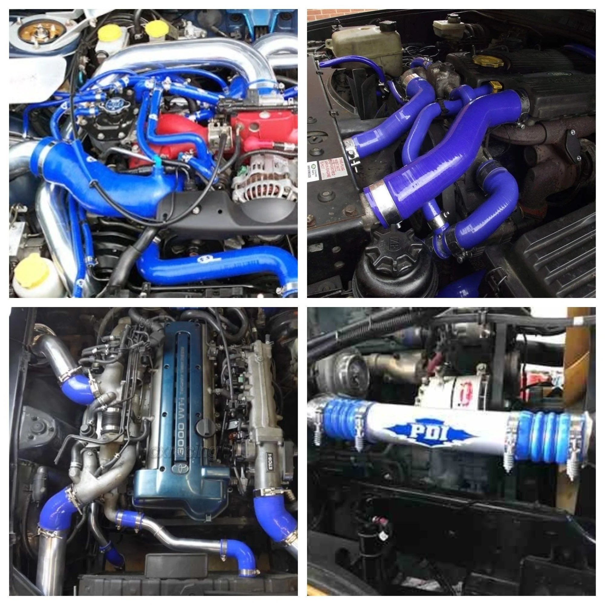 Racing Turbo Intercooler Radiator Silicone Hose Kit For NISSAN GTS R33/34 Turbo Induction Pipe Hose RB25DET