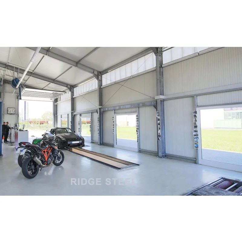 Metal Project Great Boss Workshop Prefab Steel Structure Design Warehouse Prefab Hangar Shed Godown