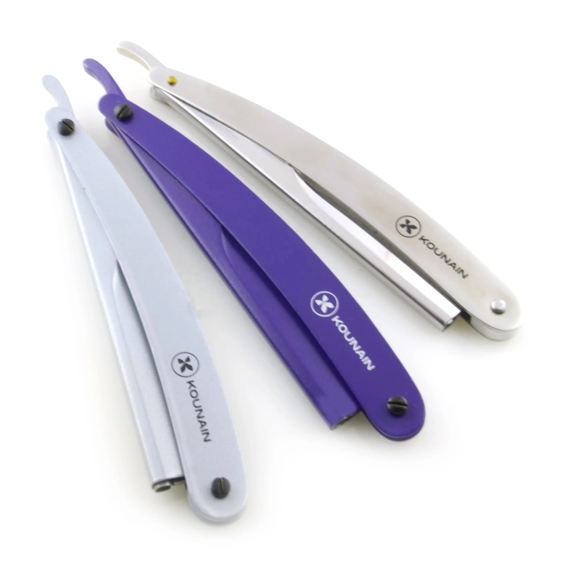 Kounain Professional Barber Folding Straight Edge Razor Shavette Razor New Colors Haircut Bread Mustache Shavers Barber salons