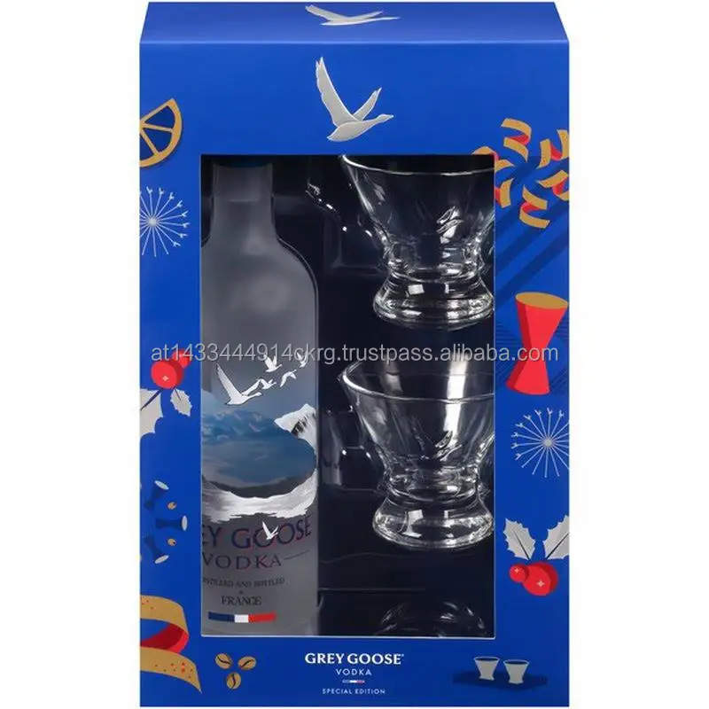 Quality French Grey Goose 1L Vodka ready