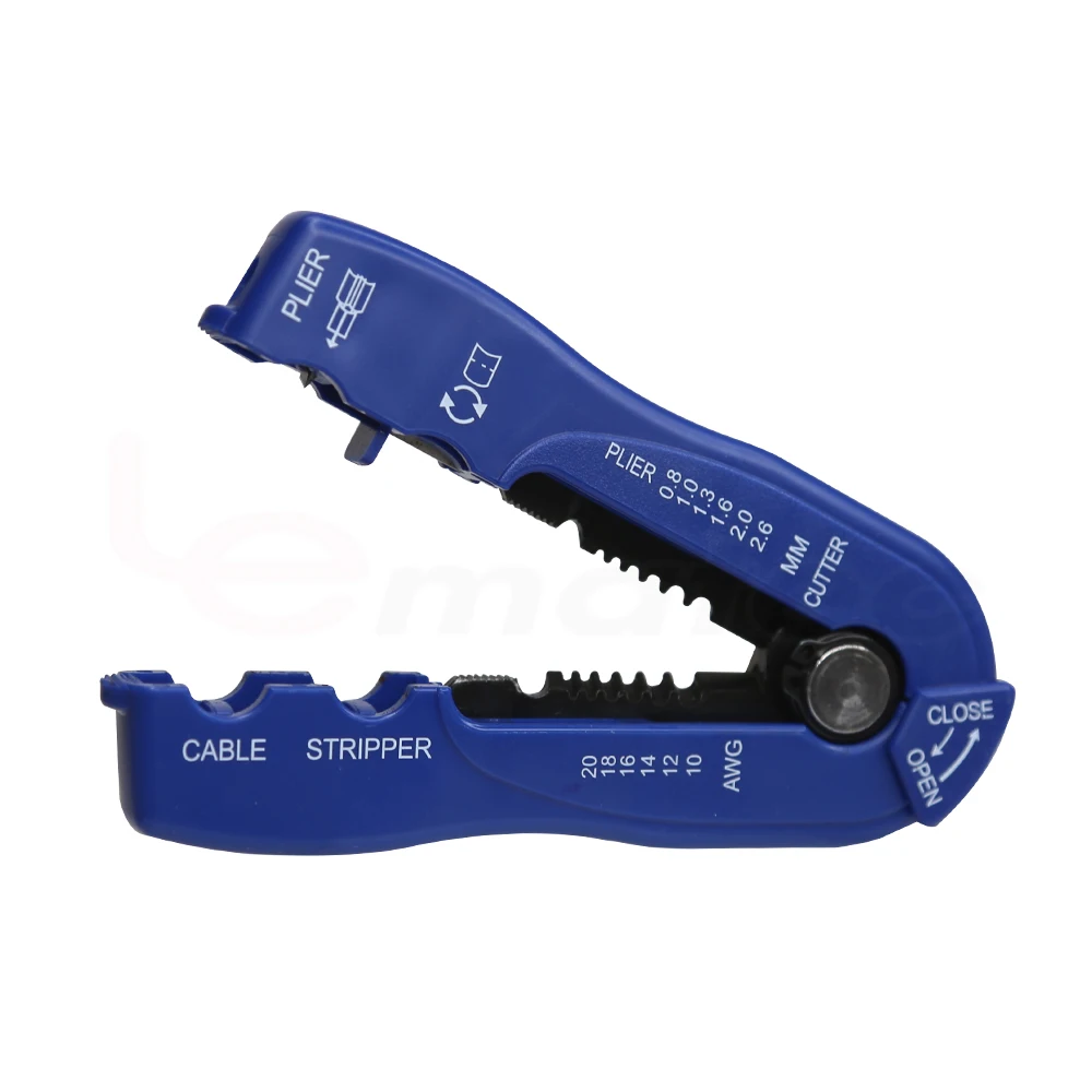 Multifunction Mini Wire Stripper Wire Crimping Tool Cable Cutter Household Hand Tools Taiwan Made TW OEM Acceptable LE-SC100 96g