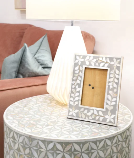 High Quality Best Selling Bone Inlay Picture Frame Mother Of Pearl Photo Frame