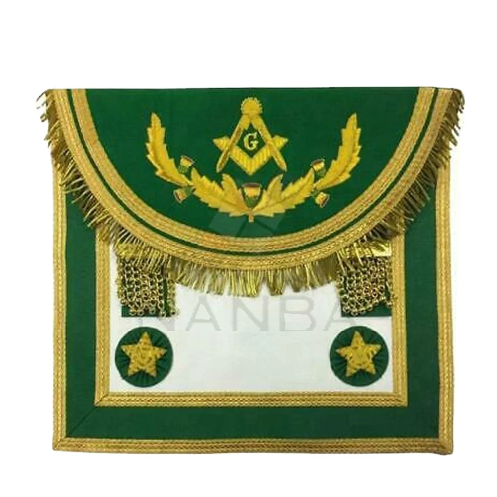 Фартук с ручной вышивкой Masonic last Master