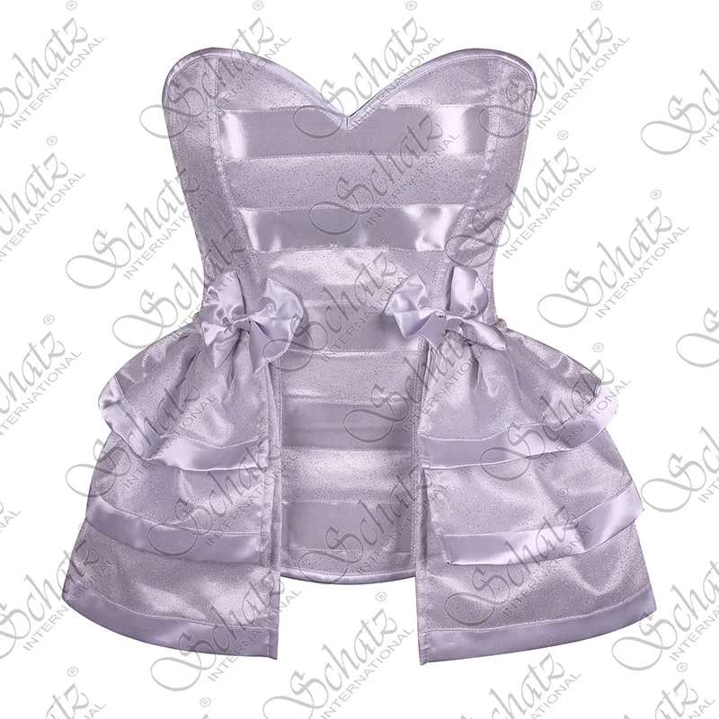 Высококачественный женский роскошный белый атласный корсет со съемной юбкой женская вечерняя одежда вечерние платья