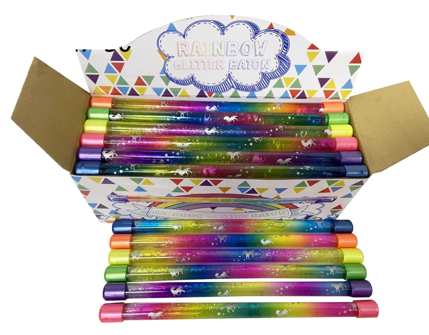 Educational Toys for Children Glitter Water Tube Sticks Play School Materials Sensory