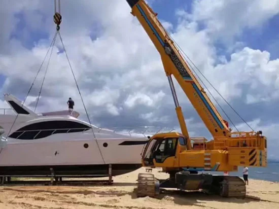 Лидирующий бренд мелких 55 тонный гусеничный кран XGC55/XGC55T подъемно-транспортное оборудование в наличии на складе