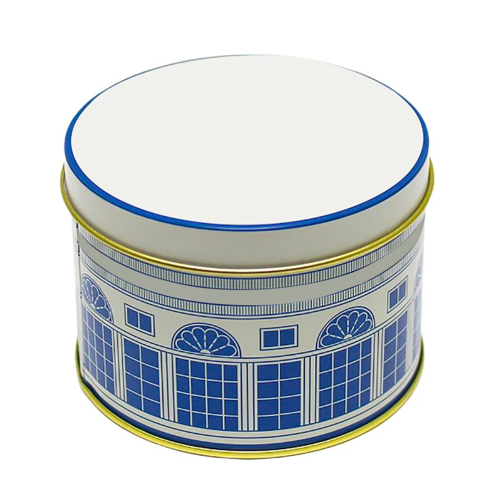 Dongguan Manufacturer Custom Luxury Tinplate Jar Storage Container Small  Metal Round Box Food Grade Tin Can With Lid
