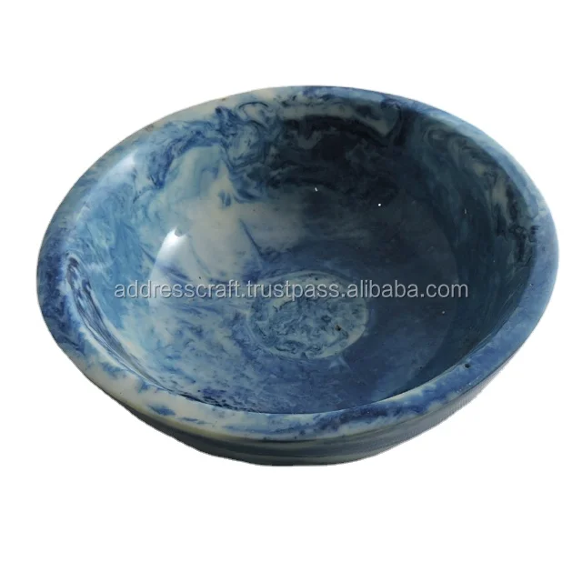 Eco Friendly Epoxy Resin Bowl Personalized Mini Salad Bowl Dinnerware Sets Dishes & Plates Table Decor Fruit Serving Bowl