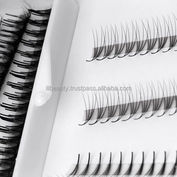 Natural Black Ultra Speed Eyelashes Bulk Purchase Pre-made Dark Matte Free Samples Fan Manufacturer Extensions