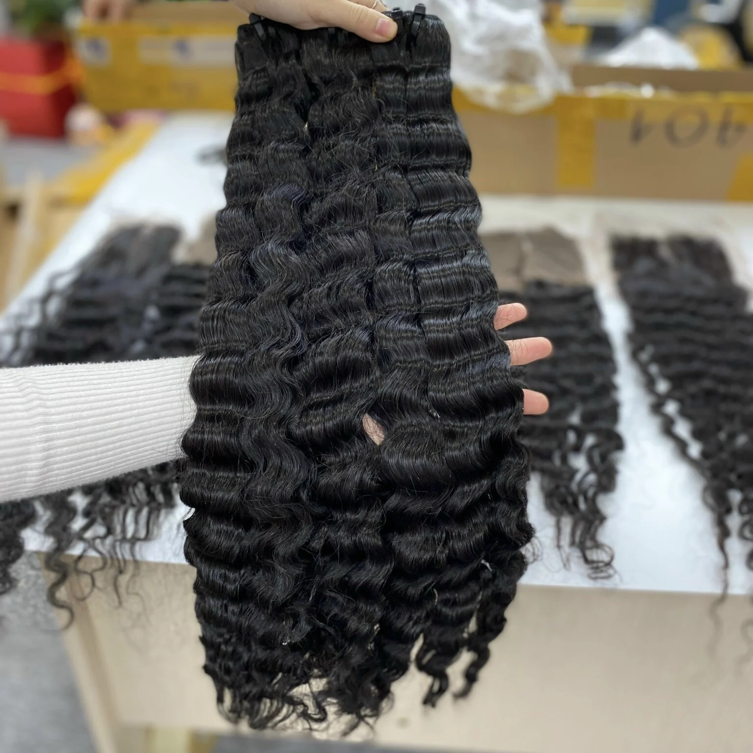 Natural weave hair  Vietnam manufacturer professional weave hair many texture OEM length hair high quality