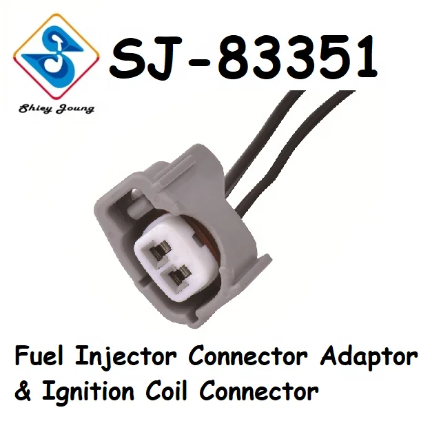 Auto Injector Connector Harness 15326181 Delphi Injector Wire Harness 2 Pin Female Plug Harness