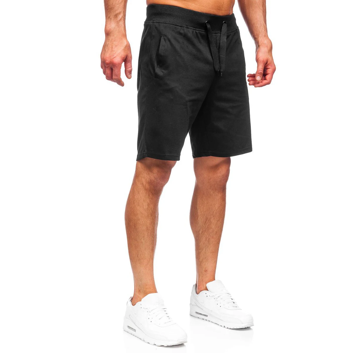 Mens Gym Fitness Shorts Running Jogging Sports Loose Cool Mesh Quick Dry Bodybuilding Sportswear Male Shorts