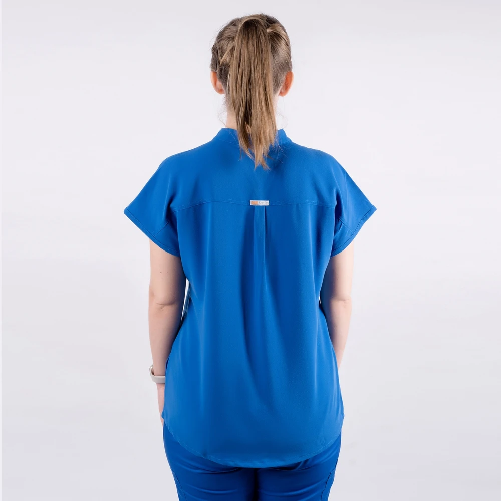 Wholesale Polyester Rayon Spandex Cotton  hospital doctor uniforms scrubs pharmacy medical doctor nurse women custom logo scrubs