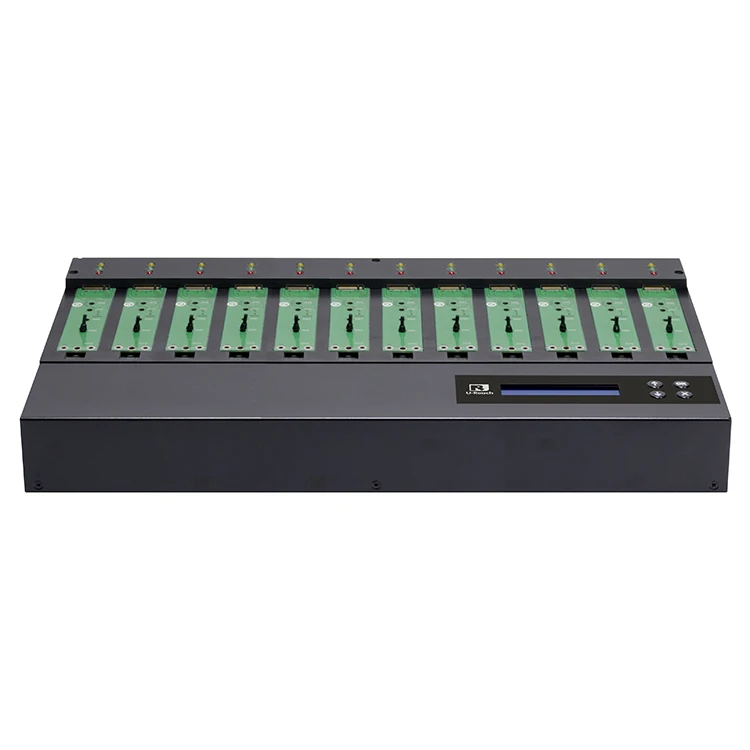 1 to 11 Multi Function SATA PCIe Cross Signal  M.2 NVMe SSD Duplicator