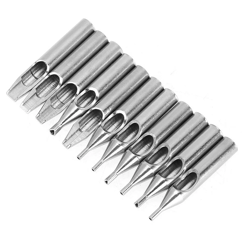 304 Stainless Steel Tattoo Nozzle Needles Tips Kit
