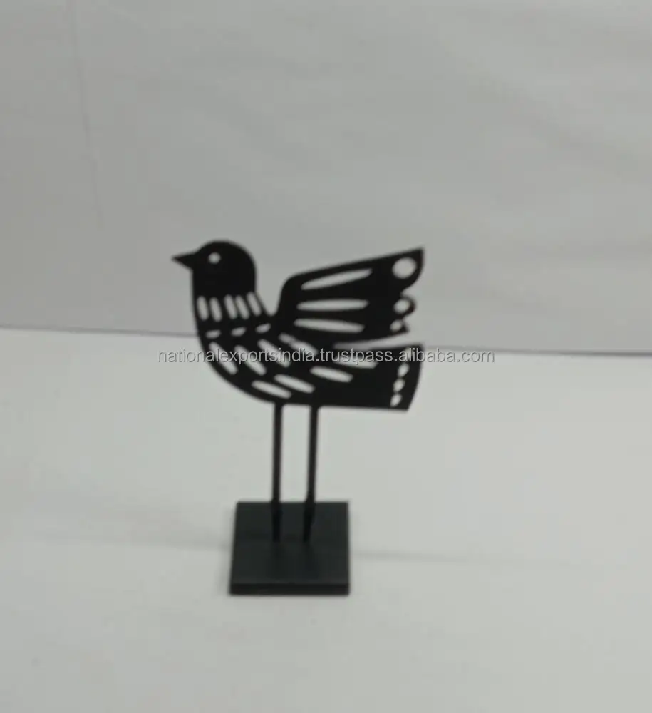 Home Decor Art Metal Bird Decorations Bird Small Sculptures Statues Ready to Ship