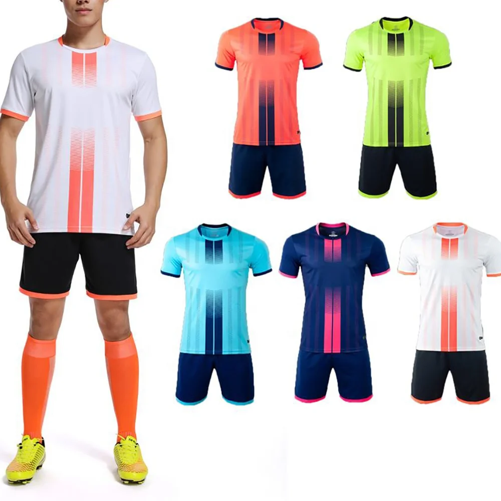 Soccer Uniform With Set Sublimation Sportswear Wholesale Custom Soccer Jersey For Men Football Shirt Suit Jersey Soccer Wear
