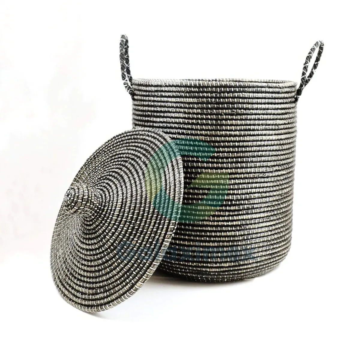 Набор из 3 тканых корзин для морских водорослей ручной работы на вьетнамской фабрике плетеная корзина оптовой продажи