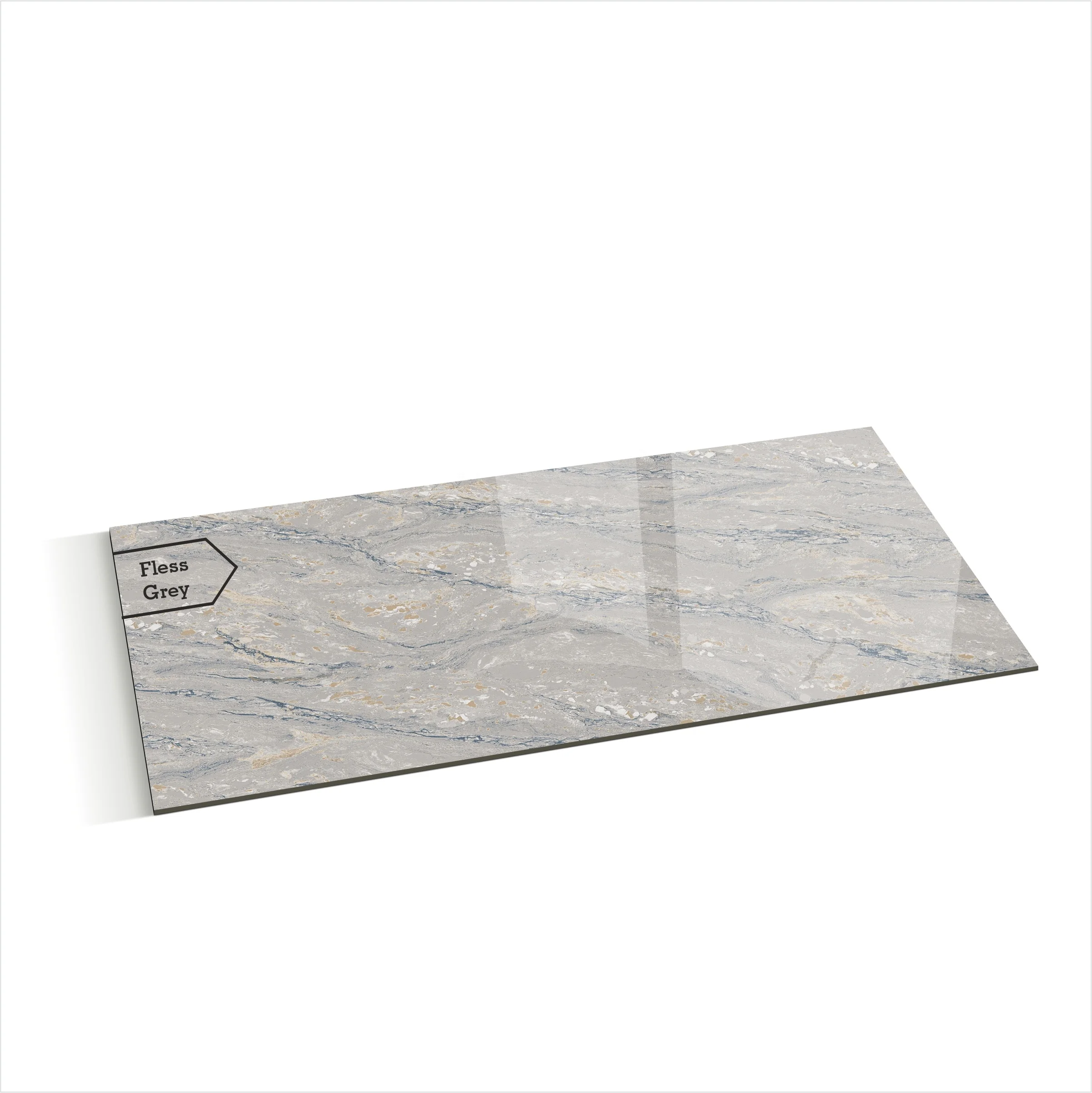 New Edition 60x120cm Glossy Surface Polished Glazed Porcelain Tiles Smooth Marble Texture Finish for Waiting Area and Hallway