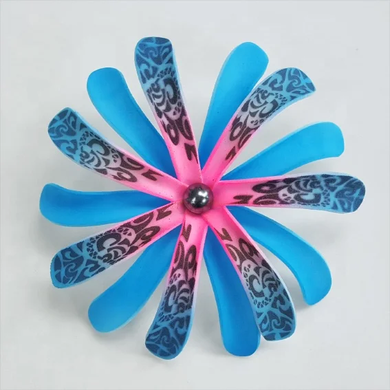 Best seller good quality Handcraft Handmade artificial tahitian foam flower with special tattoo and color pattern