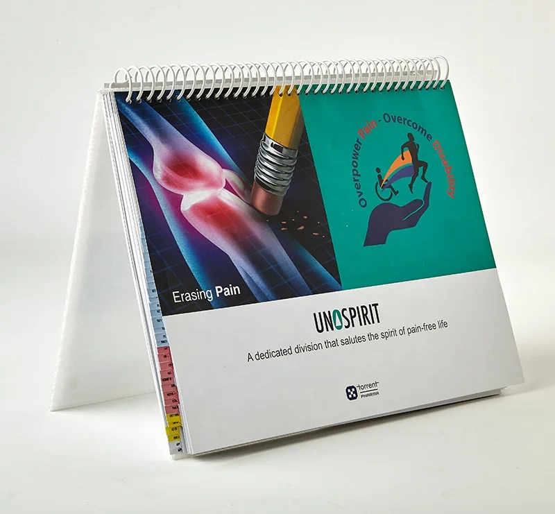 Wholesale Custom Calendar Printing / Wall Calendar Printing / Calendar Printing Desk for pharma promotional industrial