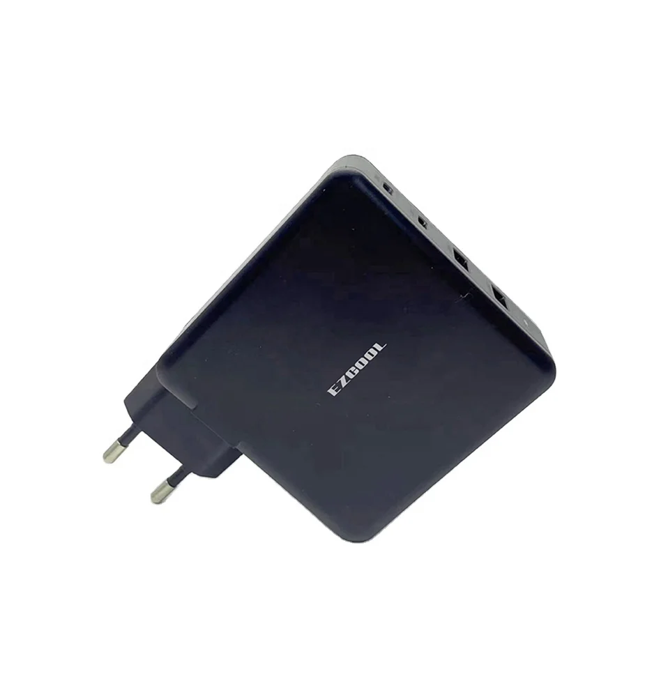 hot selling GaN 100w 2 type-c 2 usb-a port chargers for laptop