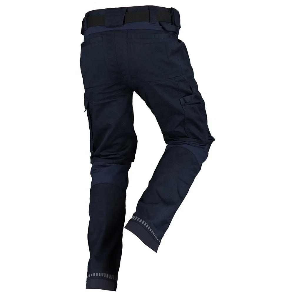 Multi-dip polyester/cotton multi-functional wear work trousers work pants