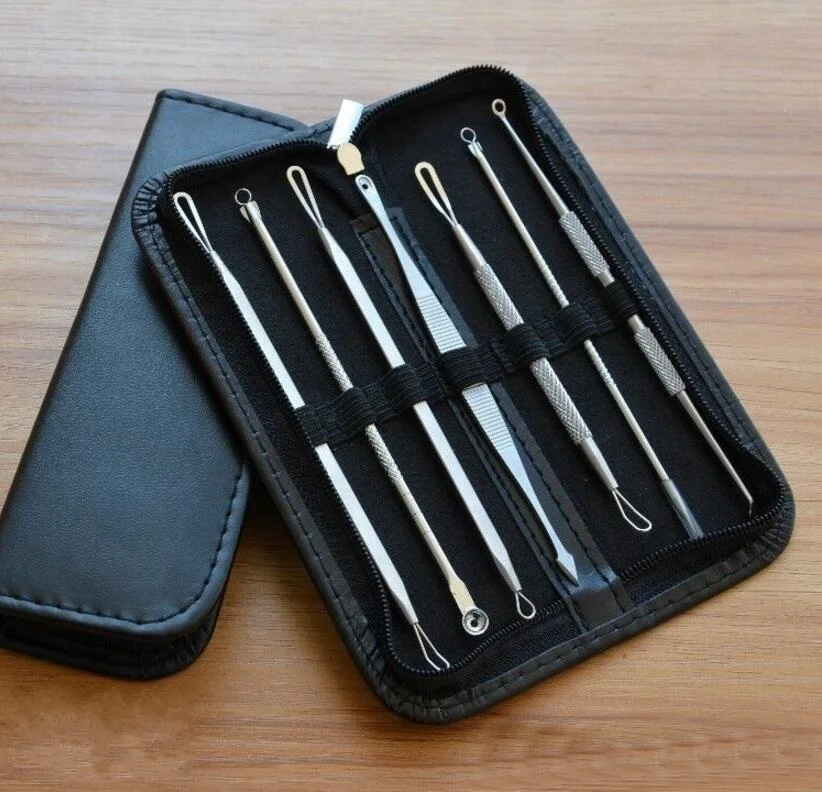 Blackhead Remover Comedone Extractor Acne Removal Kit for Blemish Whitehead Popping Zit Removing for Nose Face Tools