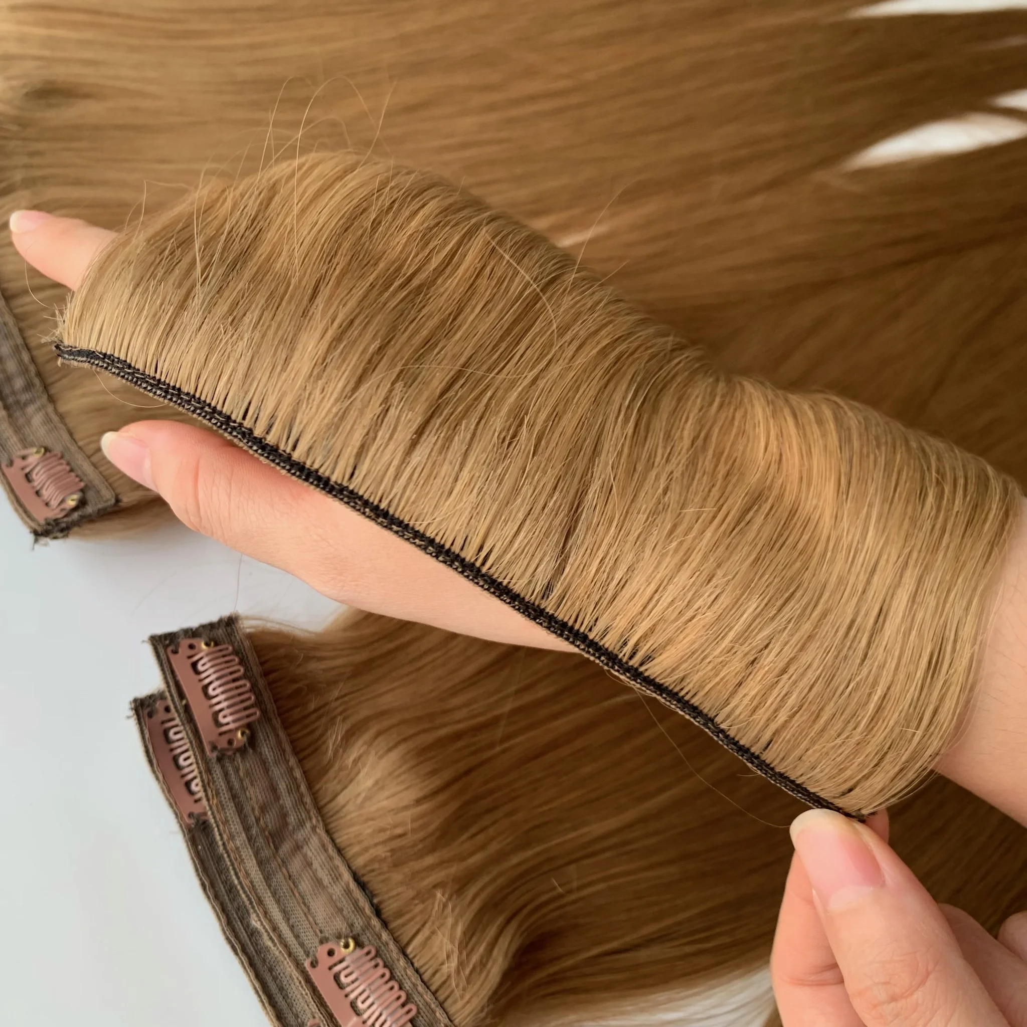Wholesale Price From Az Hair Factory 100% Human Hair Raw Vietnamese Clip In Hair Extensions
