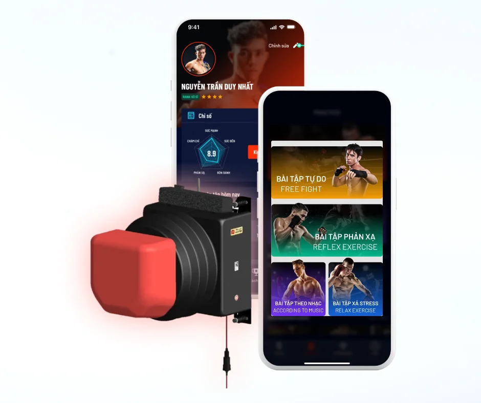 Smart Wall-Mounted Boxing Training Machine with Accurate Punch Measurement, AI Assistant, Music Workouts for All Ages