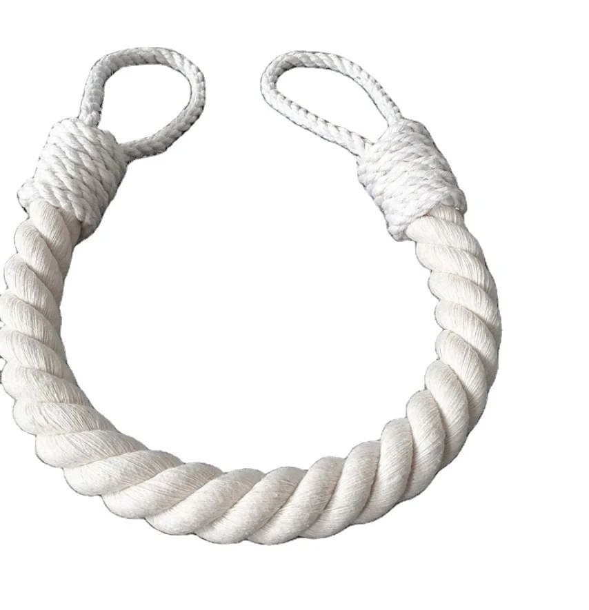 White Cotton Rope Stop Thick Rope - Braided Chunky Jute Rope - Nautical Decor