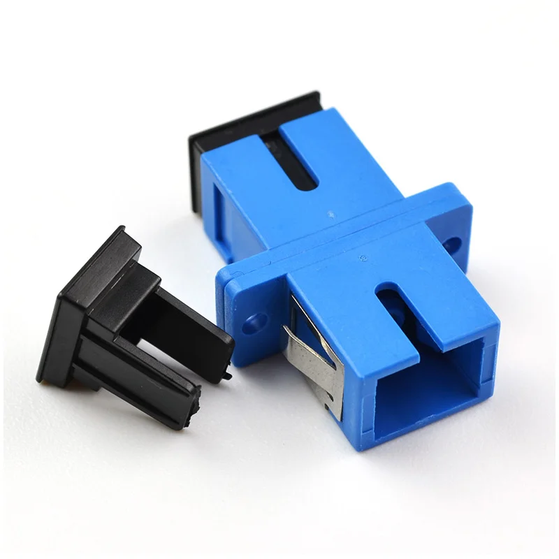 FTTH Single Mode Unflange Adaptors Optical Fiber Optic Connector Simplex Fiber Optic SC UPC Adapter