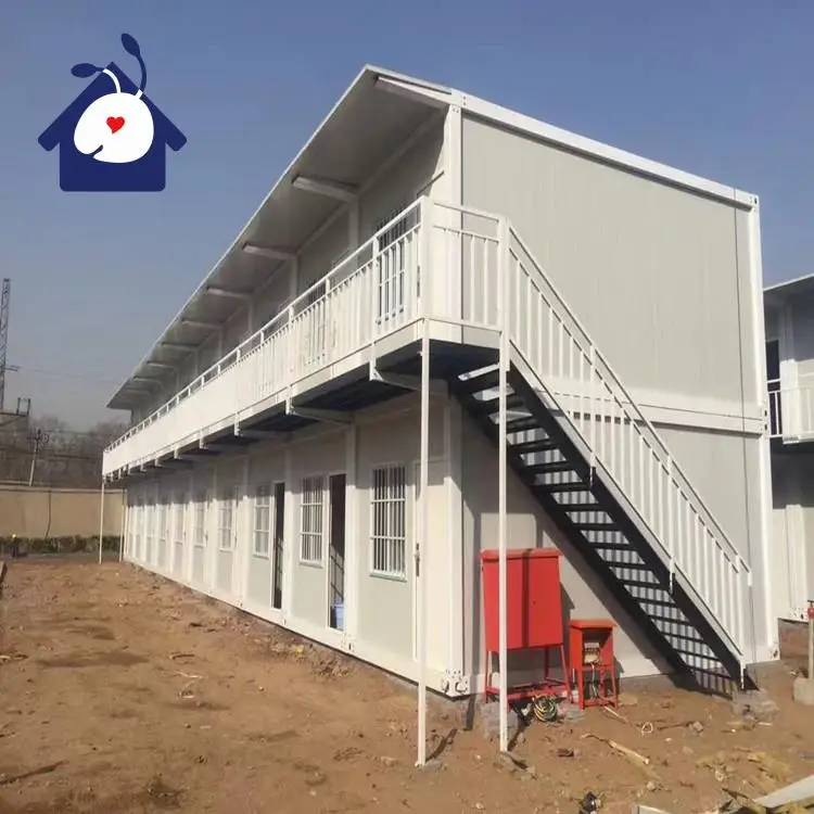 Quick Installation Portable Foldable House Modular 20ft 40ft Mobile Folding Container House Prefab Temporary Dormitory