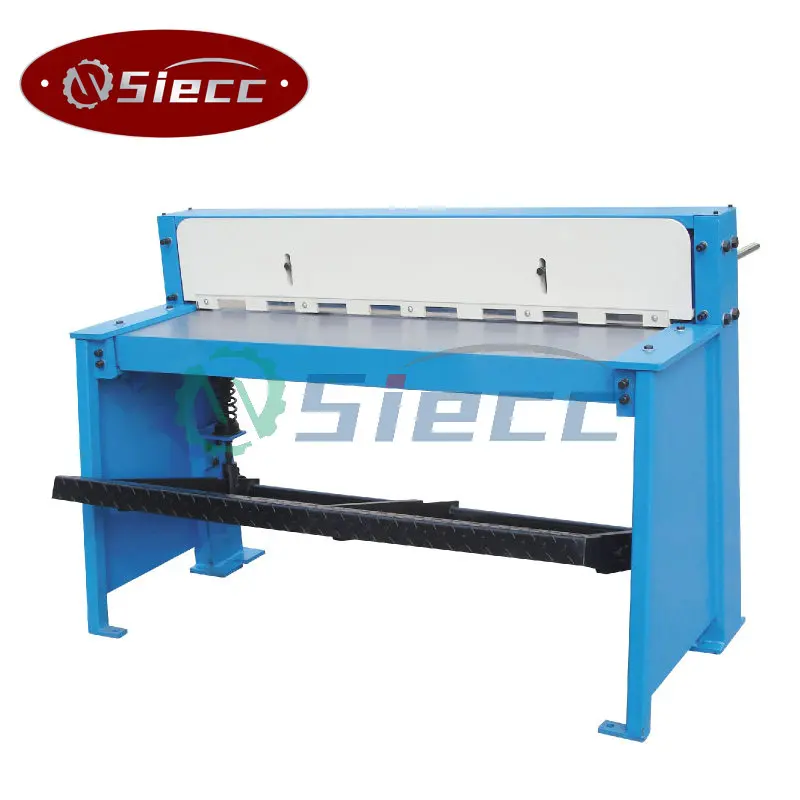Foot Operated Guillotine Treadle Shearing Machine for Cutting Sheet Metal