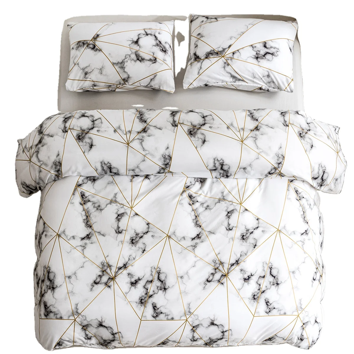 Wholesale Printed queen king size home textile quilt cover bed set luxury duvets cover comforter bedding sets from China