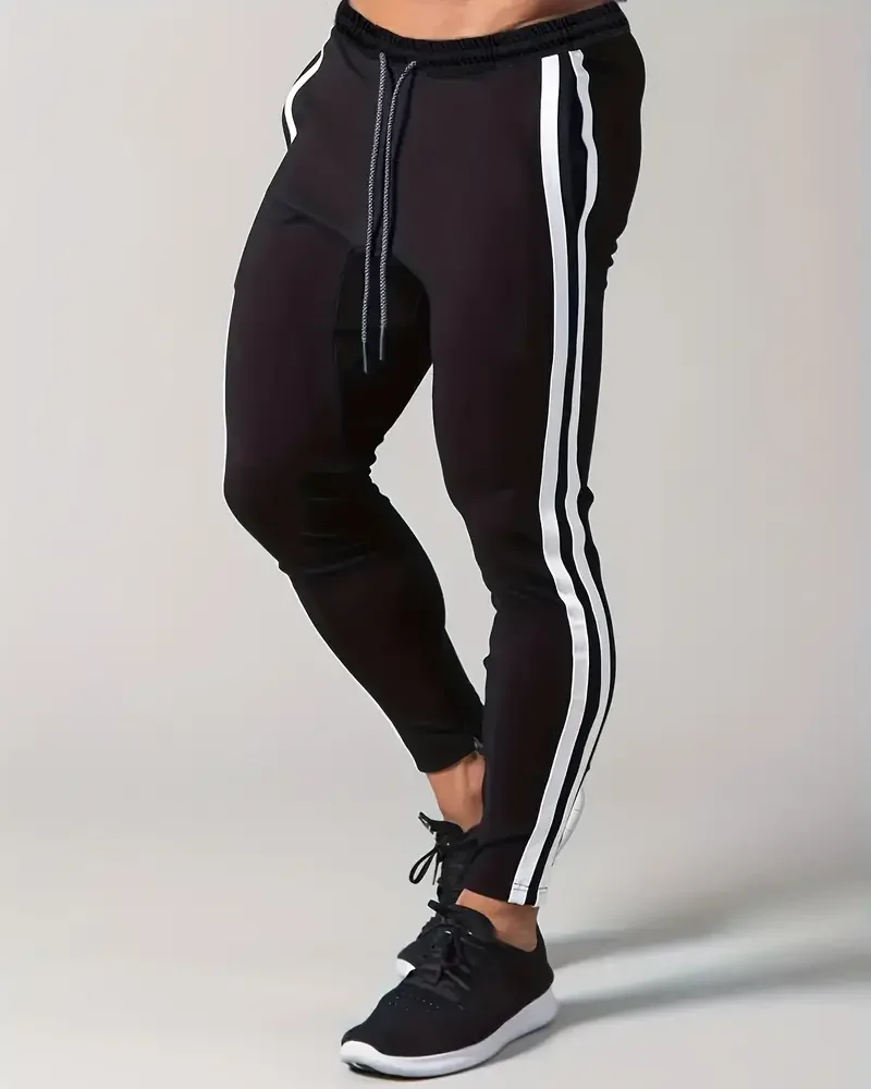 Hot Selling Fitness Jogging Pants Men Elastic Custom Joggers Sweatpants Sports Pants Casual Knitted 100% Cotton Embroidered