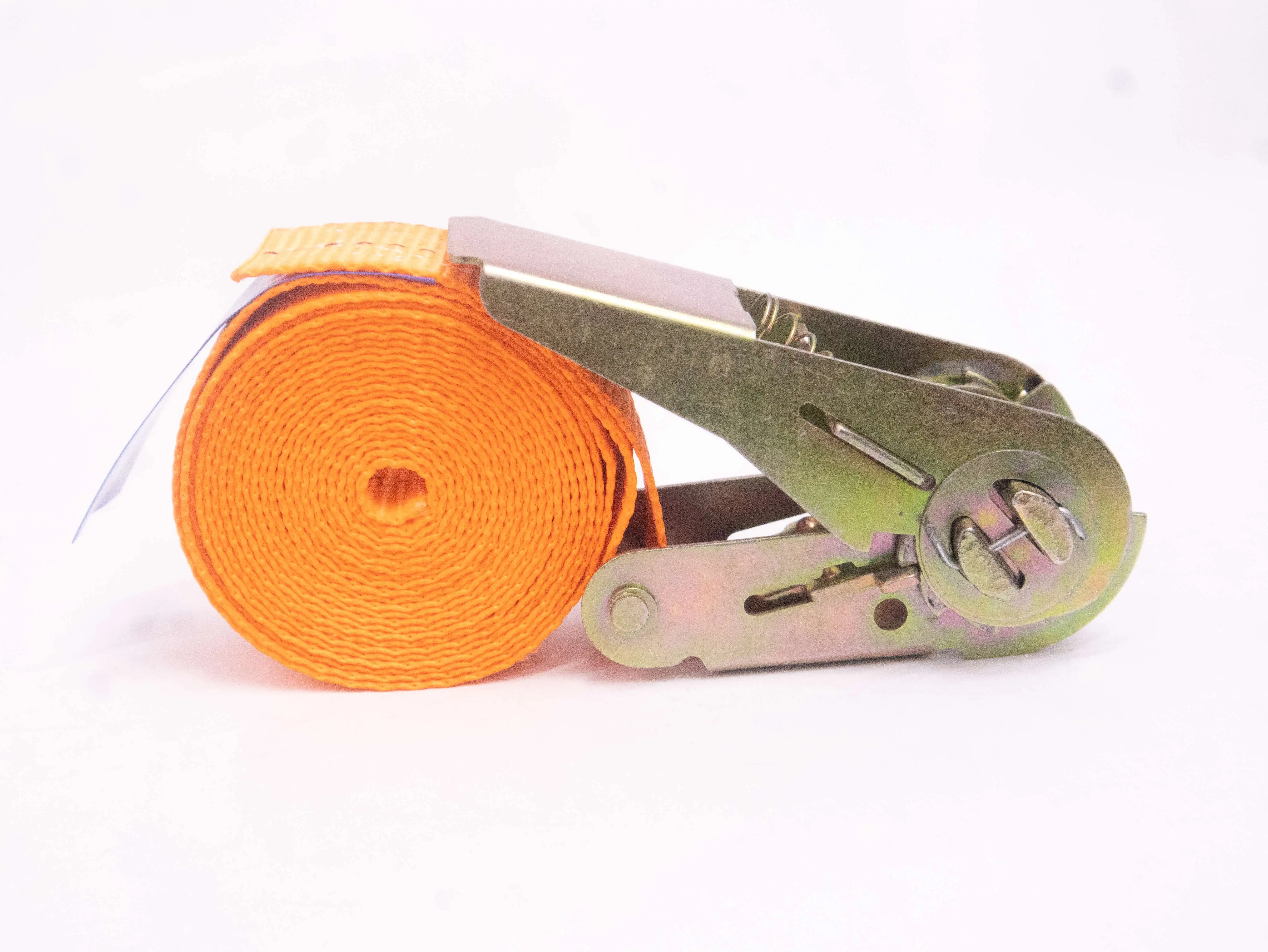 High Quality 25mm Orange Ratchet Tie down Strap with Metal Handle 10m 2 Inch Certified GS Top 1 Supplier from Vietnam No Hook