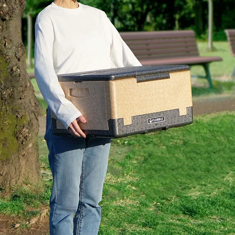 Popular Outdoor Portable Hard Cooler Box 31L EPP Foldable 8 hrs thermally-insulated