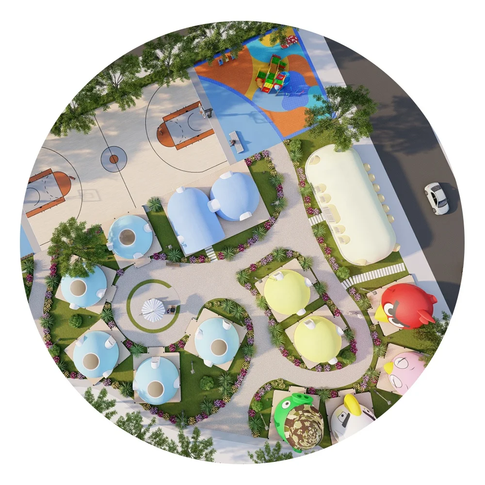 Cheap Modern High Quality EPS   Prefab House Dome Off Grid Prefab House For Park